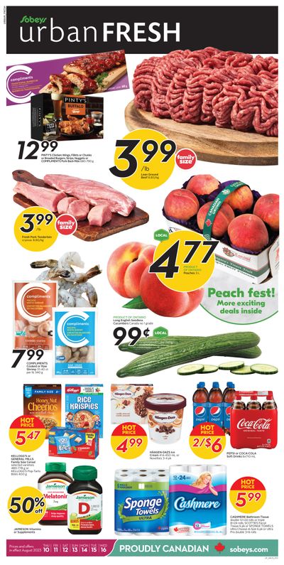Sobeys Urban Fresh Flyer August 10 to 16