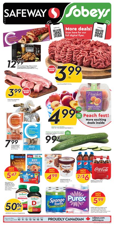 Sobeys/Safeway (AB, SK & MB) Flyer August 10 to 16