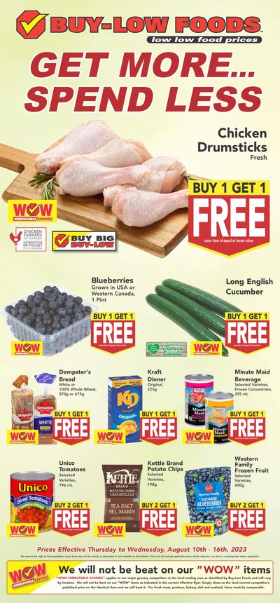 Buy-Low Foods (BC) Flyer August 10 to 16