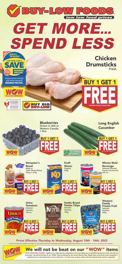 Buy-Low Foods (AB) Flyer August 10 to 16
