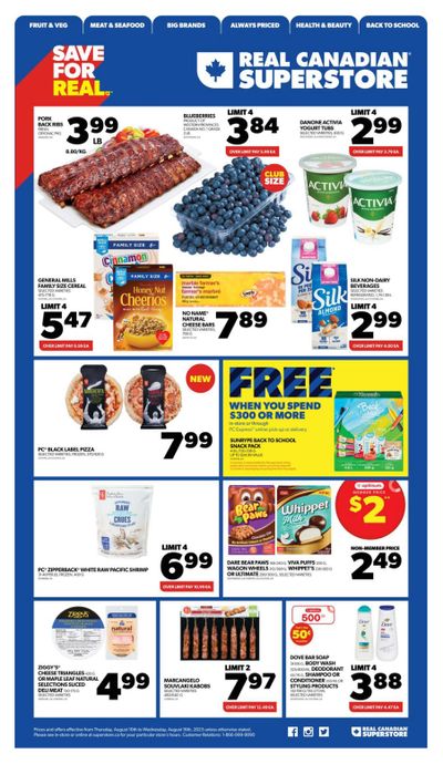 Real Canadian Superstore (West) Flyer August 10 to 16