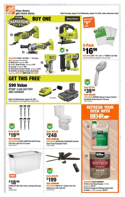 Home Depot (ON) Flyer August 10 to 16
