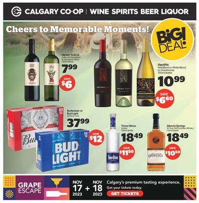 Calgary Co-op Liquor Flyer August 10 to 16