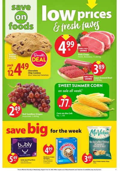 Save On Foods (SK) Flyer August 10 to 16