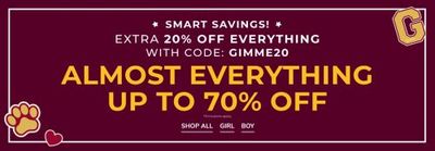 The Children’s Place and Gymboree Canada: up to 70% off Everything + Additional 20% off with Promo Code