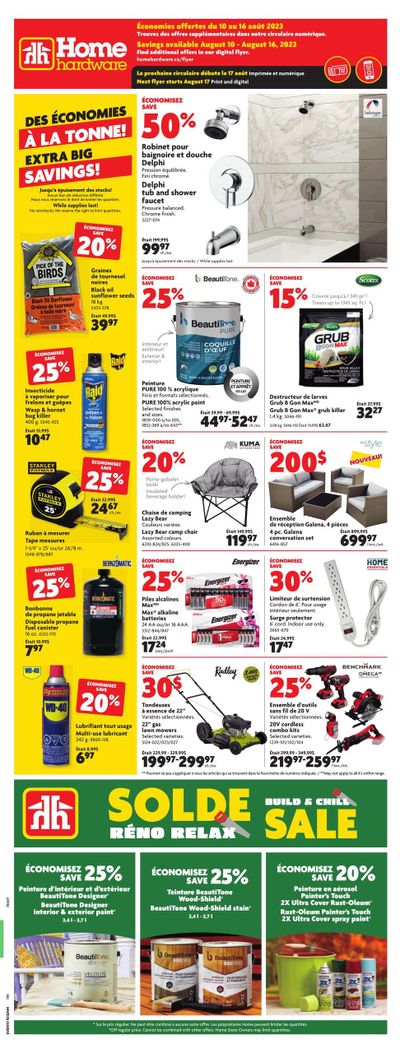Home Hardware (QC) Flyer August 10 to 16
