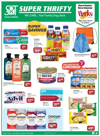 Super Thrifty Flyer August 9 to 19