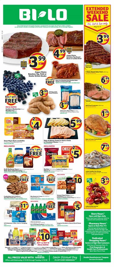 BI-LO Weekly Ad & Flyer May 13 to 19