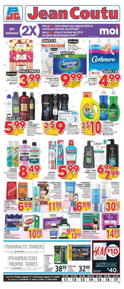 Jean Coutu (ON) Flyer August 11 to 17