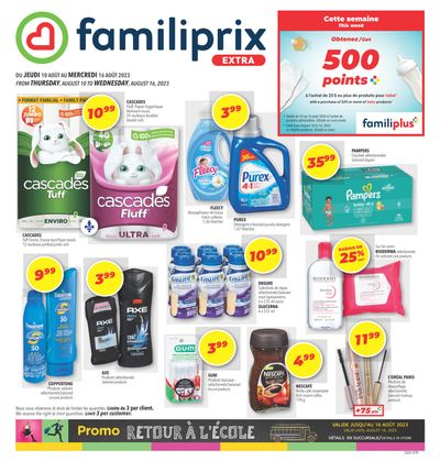 Familiprix Extra Flyer August 10 to 16