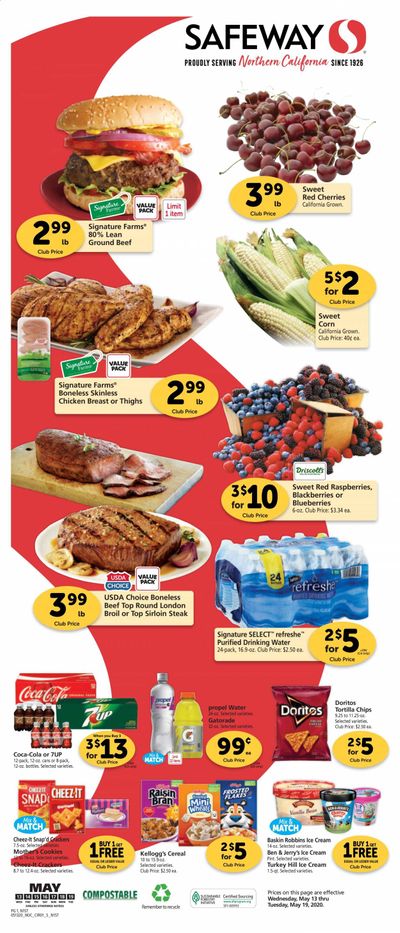 Safeway Weekly Ad & Flyer May 13 to 19