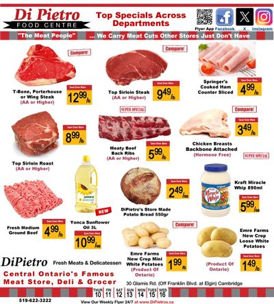 Di Pietro Food Centre Flyer August 10 to 16