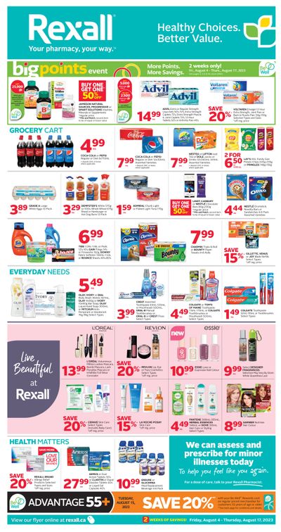 Rexall (BC) Flyer August 11 to 17