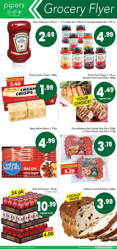 Pipers Superstore Flyer August 10 to 16