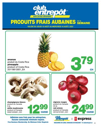 Wholesale Club (QC) Fresh Deals of the Week Flyer August 10 to 16