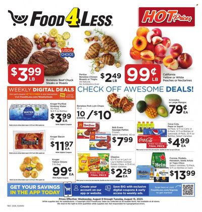Food 4 Less (IL) Weekly Ad Flyer Specials August 9 to August 15, 2023