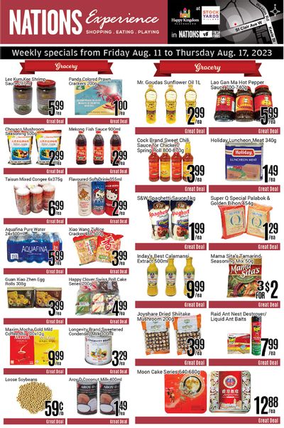 Nations Fresh Foods (Toronto) Flyer August 11 to 17 Nations Fresh Foods (Toronto) Flyer August 11 to 17