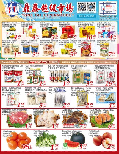 Tone Tai Supermarket Flyer August 11 to 17