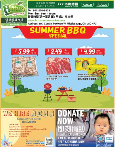 Btrust Supermarket (Mississauga) Flyer August 11 to 17