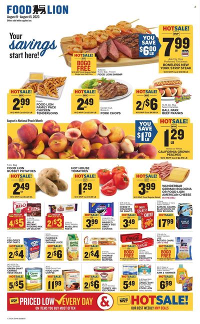 Food Lion (VA) Weekly Ad Flyer Specials August 9 to August 15, 2023