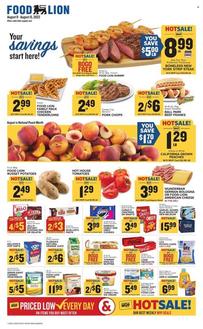 Food Lion (GA) Weekly Ad Flyer Specials August 9 to August 15, 2023