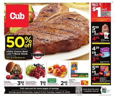 Cub Foods (MN) Weekly Ad Flyer Specials August 9 to August 15, 2023