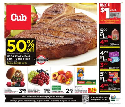 Cub Foods (IL) Weekly Ad Flyer Specials August 9 to August 15, 2023