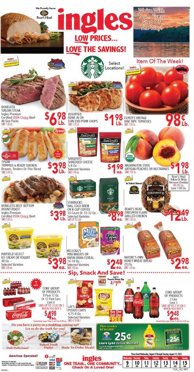 Ingles (GA, NC, SC, TN) Weekly Ad Flyer Specials August 9 to August 15, 2023
