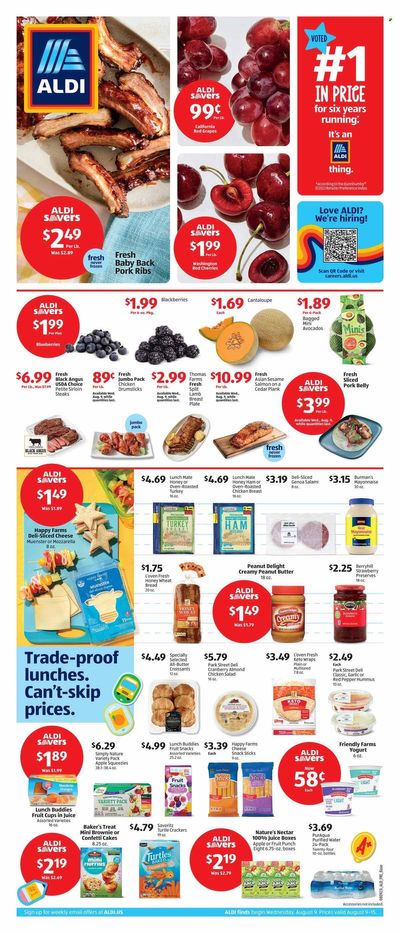 ALDI (DC, DE, MD, PA, VA, WV) Weekly Ad Flyer Specials August 9 to August 15, 2023