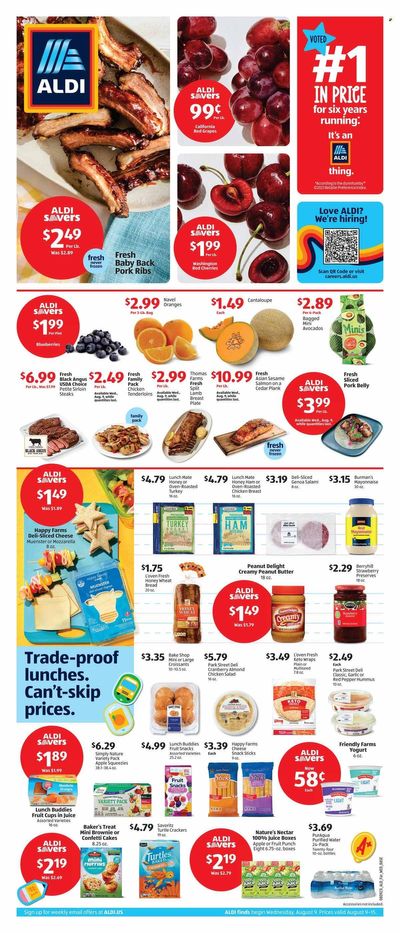 ALDI (IA, MN, ND, SD, WI) Weekly Ad Flyer Specials August 9 to August 15, 2023