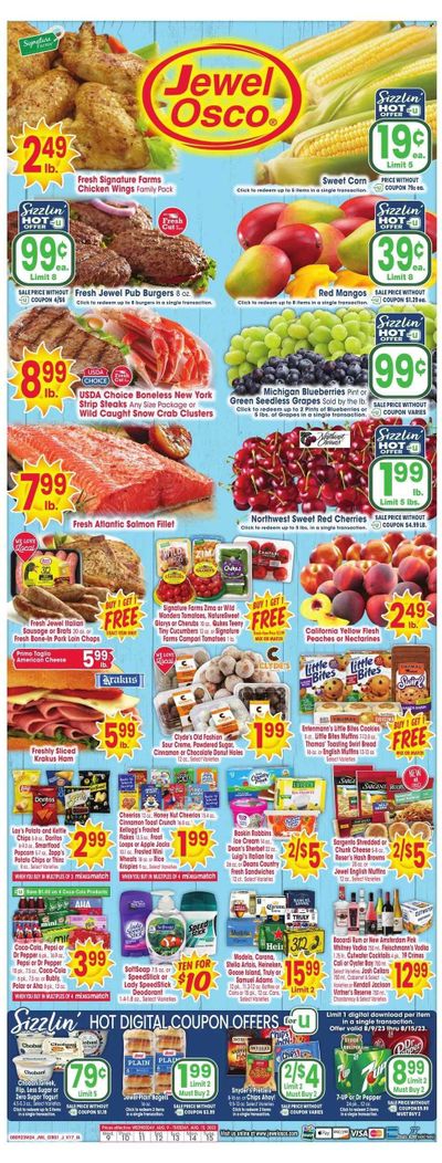 Jewel Osco (IA) Weekly Ad Flyer Specials August 9 to August 15, 2023