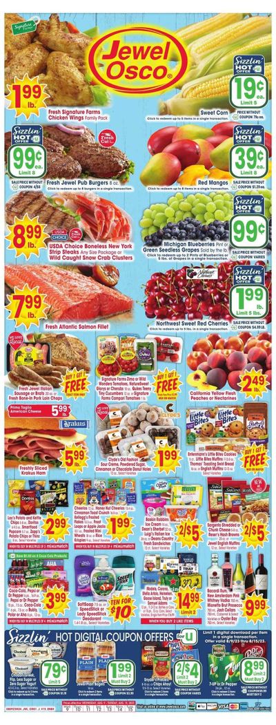 Jewel Osco (IL) Weekly Ad Flyer Specials August 9 to August 15, 2023