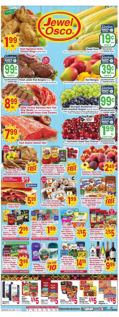 Jewel Osco (IL) Weekly Ad Flyer Specials August 9 to August 15, 2023