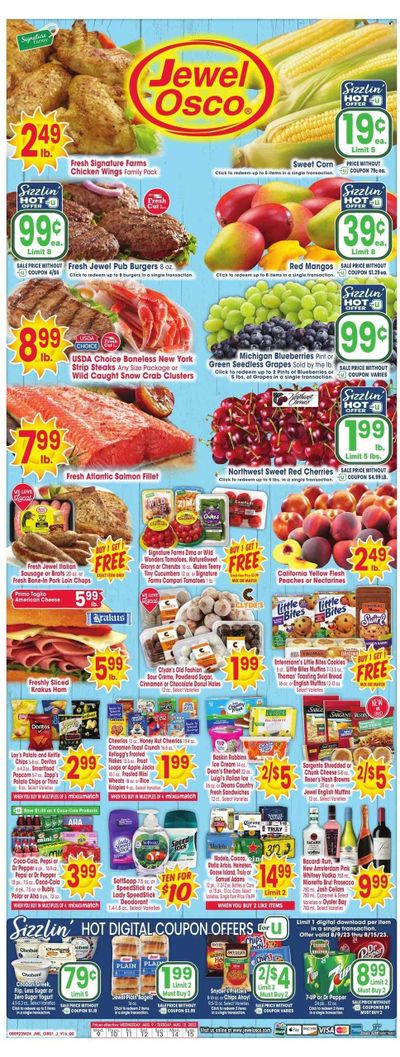 Jewel Osco (IL) Weekly Ad Flyer Specials August 9 to August 15, 2023