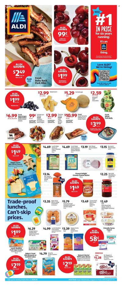 ALDI (TX) Weekly Ad Flyer Specials August 9 to August 15, 2023