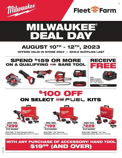 Fleet Farm (IA, MN, ND, WI) Weekly Ad Flyer Specials August 10 to August 12, 2023