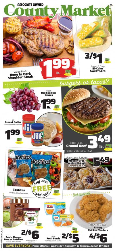 County Market (IL, IN, MO) Weekly Ad Flyer Specials August 9 to August 15, 2023
