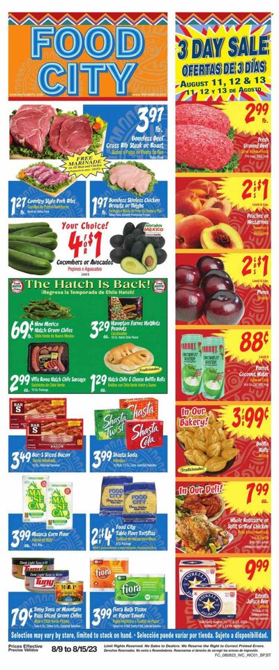 Food City (AZ) Weekly Ad Flyer Specials August 9 to August 15, 2023
