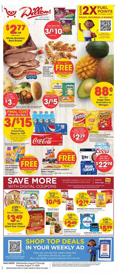 Dillons (KS) Weekly Ad Flyer Specials August 9 to August 15, 2023