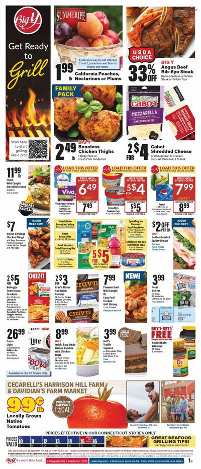 Big Y (CT) Weekly Ad Flyer Specials August 10 to August 16, 2023