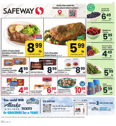 Safeway (AK) Weekly Ad Flyer Specials August 9 to August 15, 2023