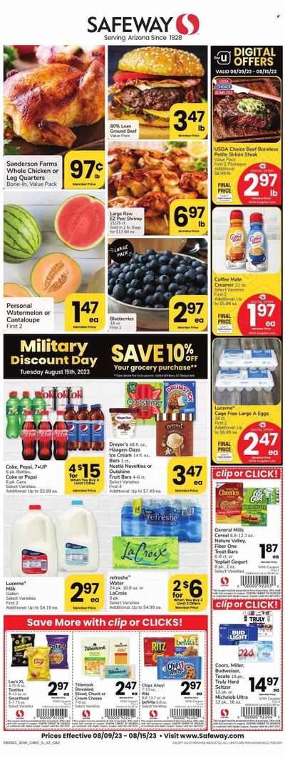 Safeway (AZ) Weekly Ad Flyer Specials August 9 to August 15, 2023