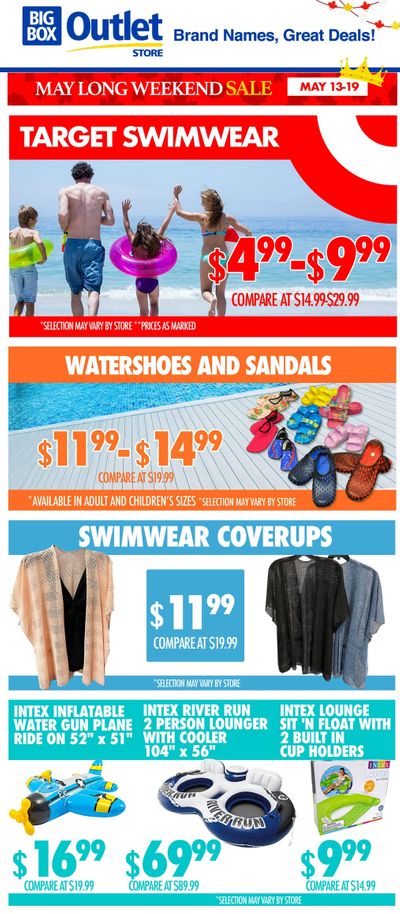 Big Box Outlet Store Flyer May 13 to 19