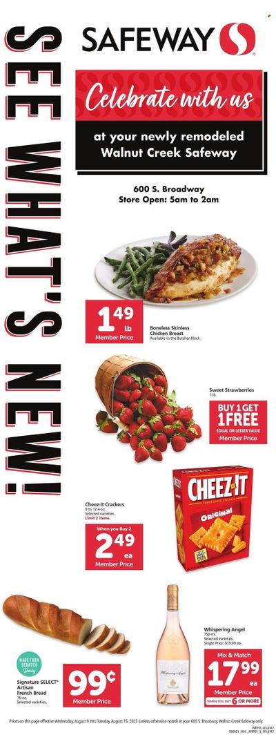 Safeway (CA) Weekly Ad Flyer Specials August 9 to August 15, 2023