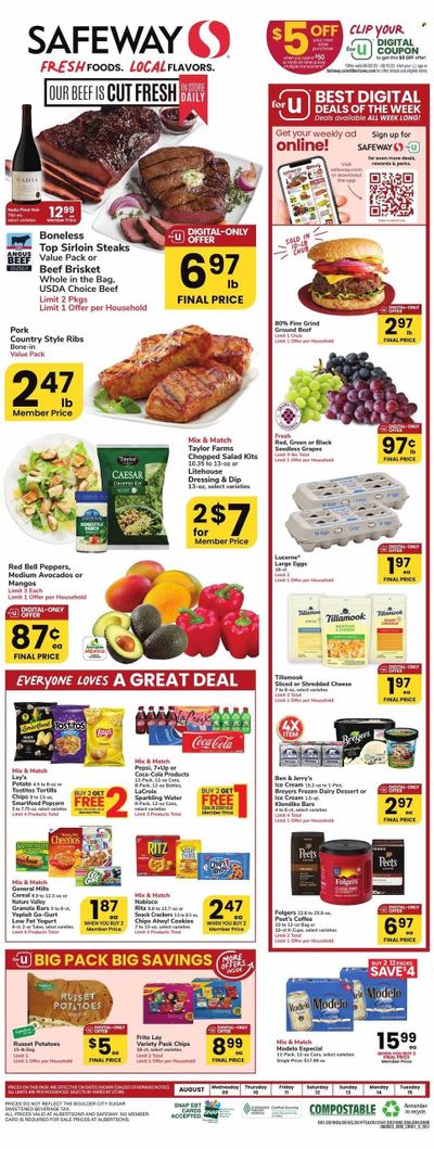Safeway (CO) Weekly Ad Flyer Specials August 9 to August 15, 2023