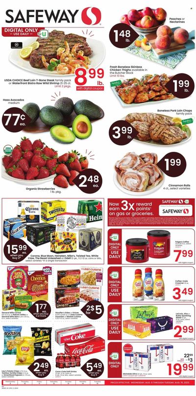 Safeway (CO) Weekly Ad Flyer Specials August 9 to August 15, 2023