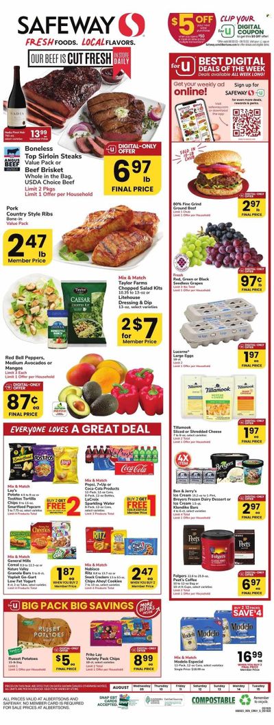 Safeway (CO) Weekly Ad Flyer Specials August 9 to August 15, 2023