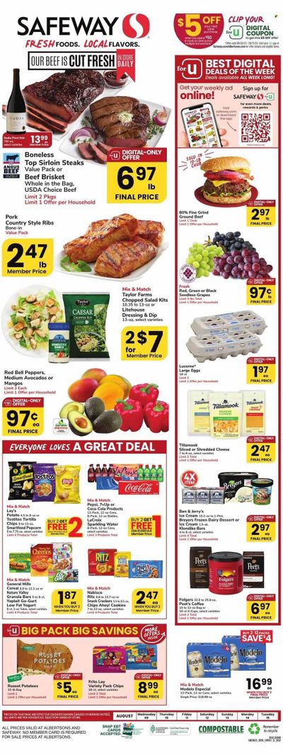 Safeway (CO) Weekly Ad Flyer Specials August 9 to August 15, 2023