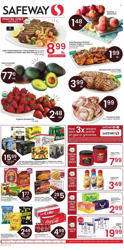 Safeway (CO) Weekly Ad Flyer Specials August 9 to August 15, 2023