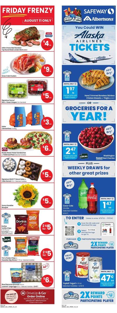 Safeway (ID) Weekly Ad Flyer Specials August 9 to August 15, 2023